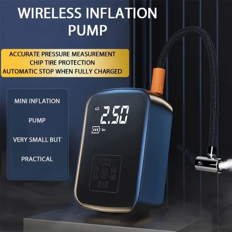 Trådlös däckpump | Wireless Tire Inflator Pump